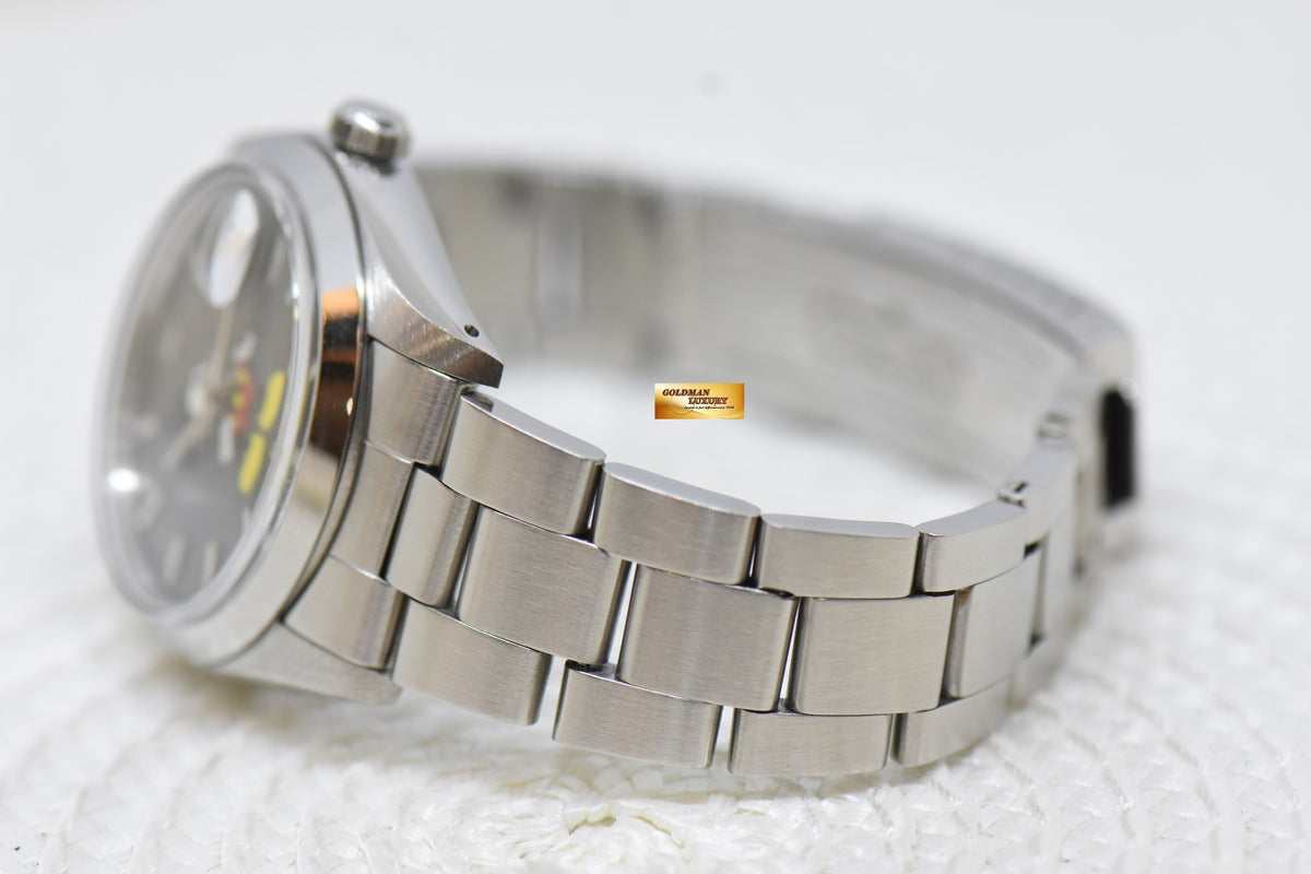 [SOLD] ROLEX OYSTERDATE PRECISION 34mm STEEL BRACELET CUSTOM MICKEY MOUSE DIAL 6694 (VINTAGE)