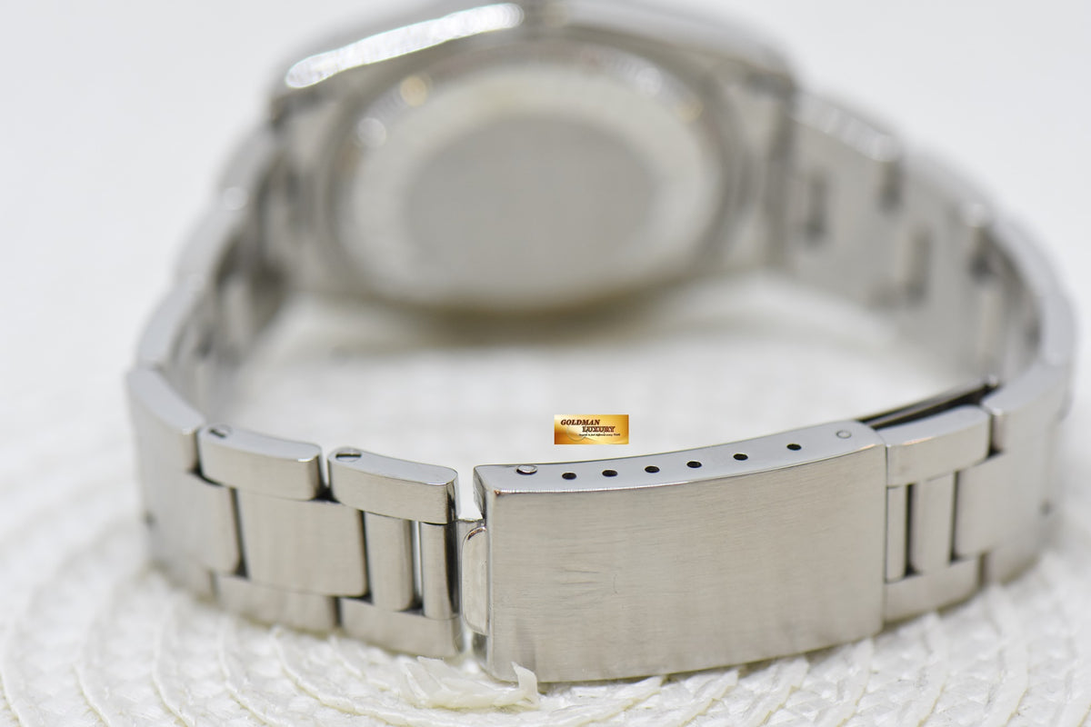 [SOLD] ROLEX OYSTER PERPETUAL DATE 34mm STEEL IN BRACELET BLACK DIAL 1500 (VINTAGE)