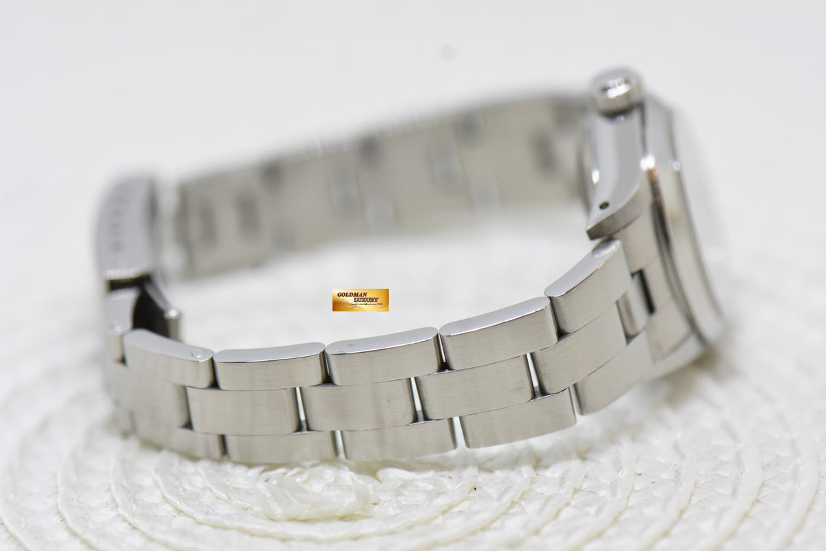 [SOLD] ROLEX OYSTER PERPETUAL 24mm LADIES STEEL ON BRACELET SALMON DIAL 67180 (MINT)