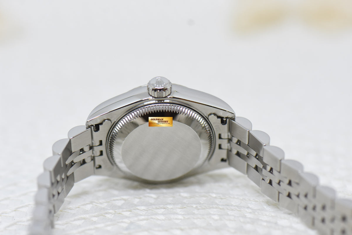 [SOLD] ROLEX OYSTER DATEJUST 26mm SALMON ROMAN DIAL STEEL IN JUBILEE BRACELET 79174 (MINT)