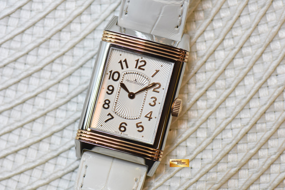 [SOLD] JLC REVERSO GRANDE LADY HALF-GOLD ULTRA THIN QUARTZ Q3204420 (NEW-UNWORN)