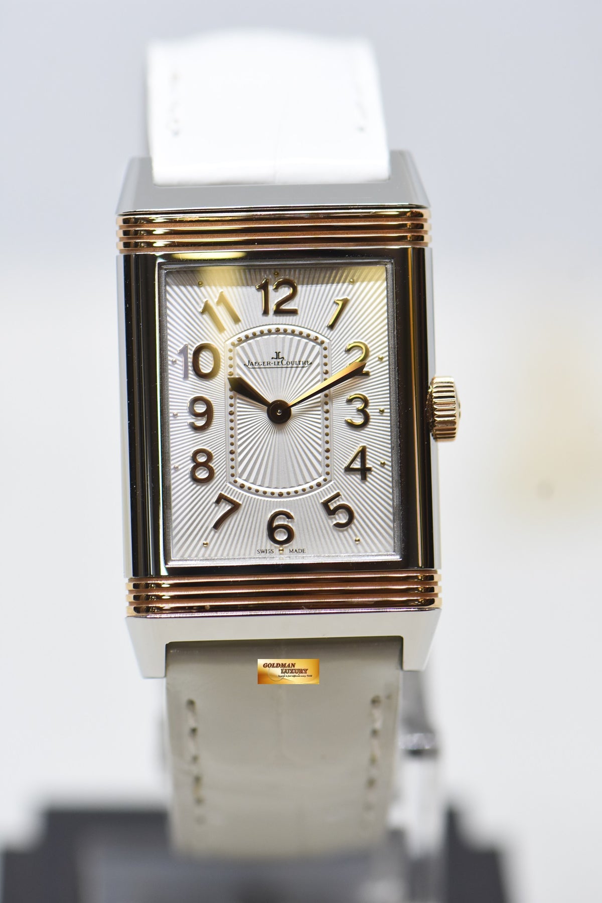 [SOLD] JLC REVERSO GRANDE LADY HALF-GOLD ULTRA THIN QUARTZ Q3204420 (NEW-UNWORN)