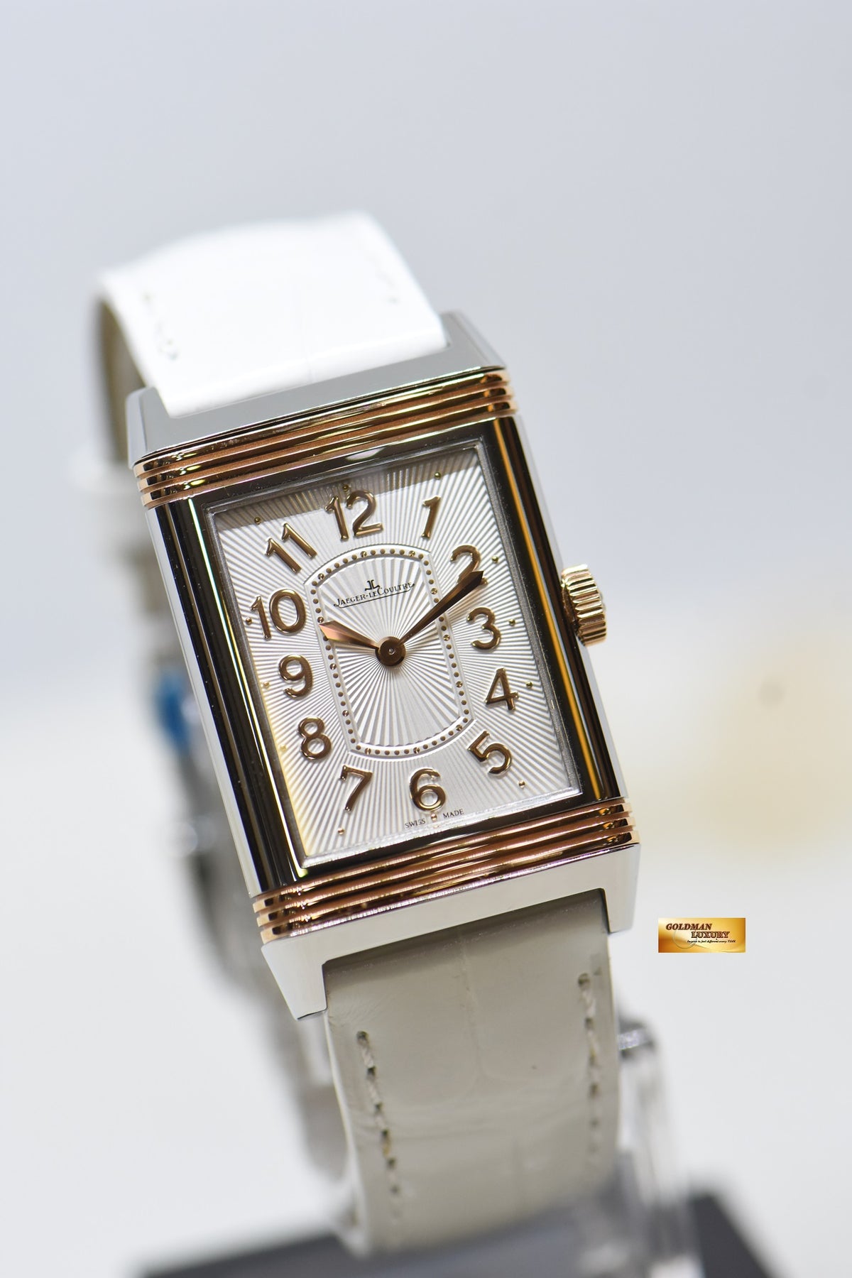 [SOLD] JLC REVERSO GRANDE LADY HALF-GOLD ULTRA THIN QUARTZ Q3204420 (NEW-UNWORN)