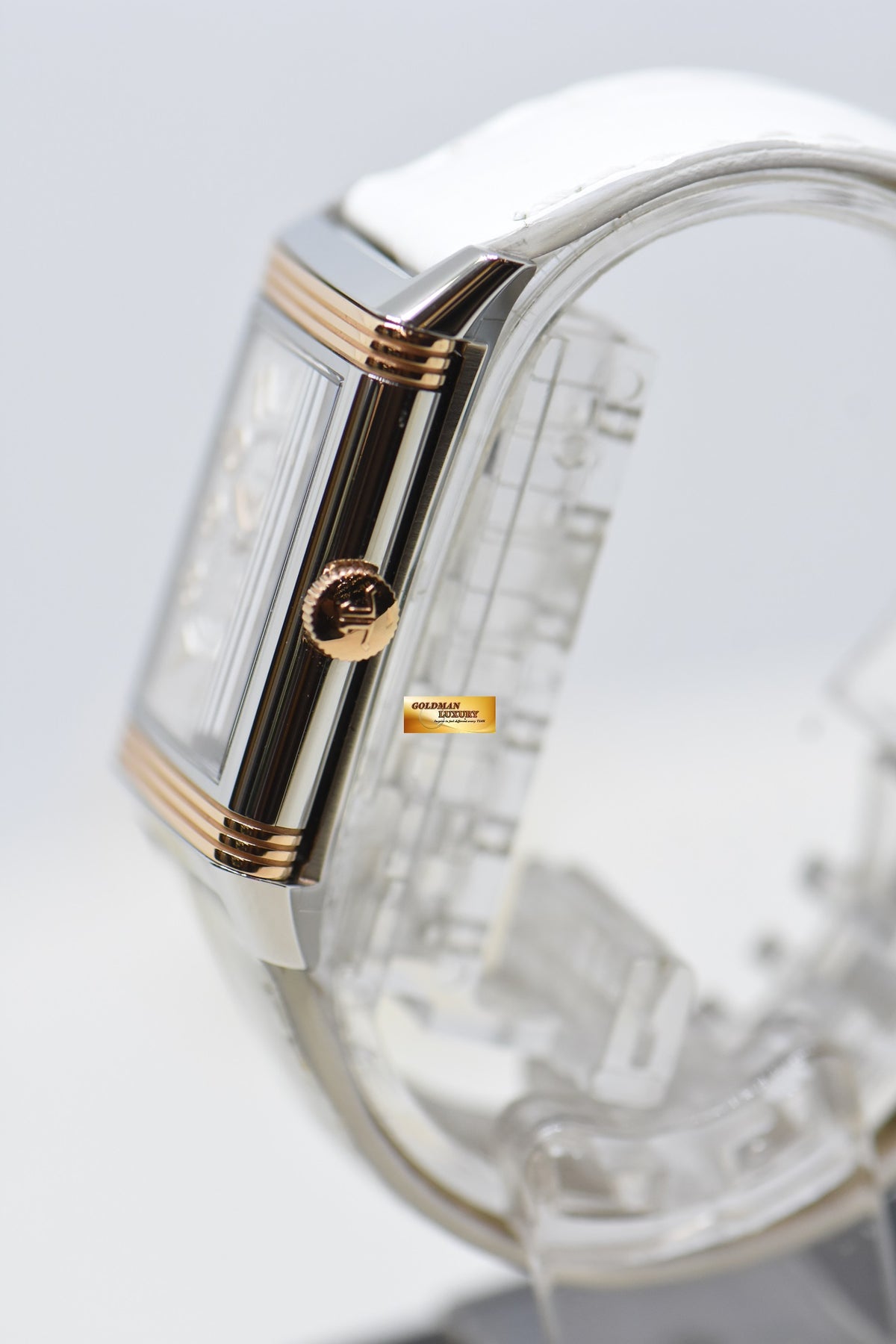 [SOLD] JLC REVERSO GRANDE LADY HALF-GOLD ULTRA THIN QUARTZ Q3204420 (NEW-UNWORN)