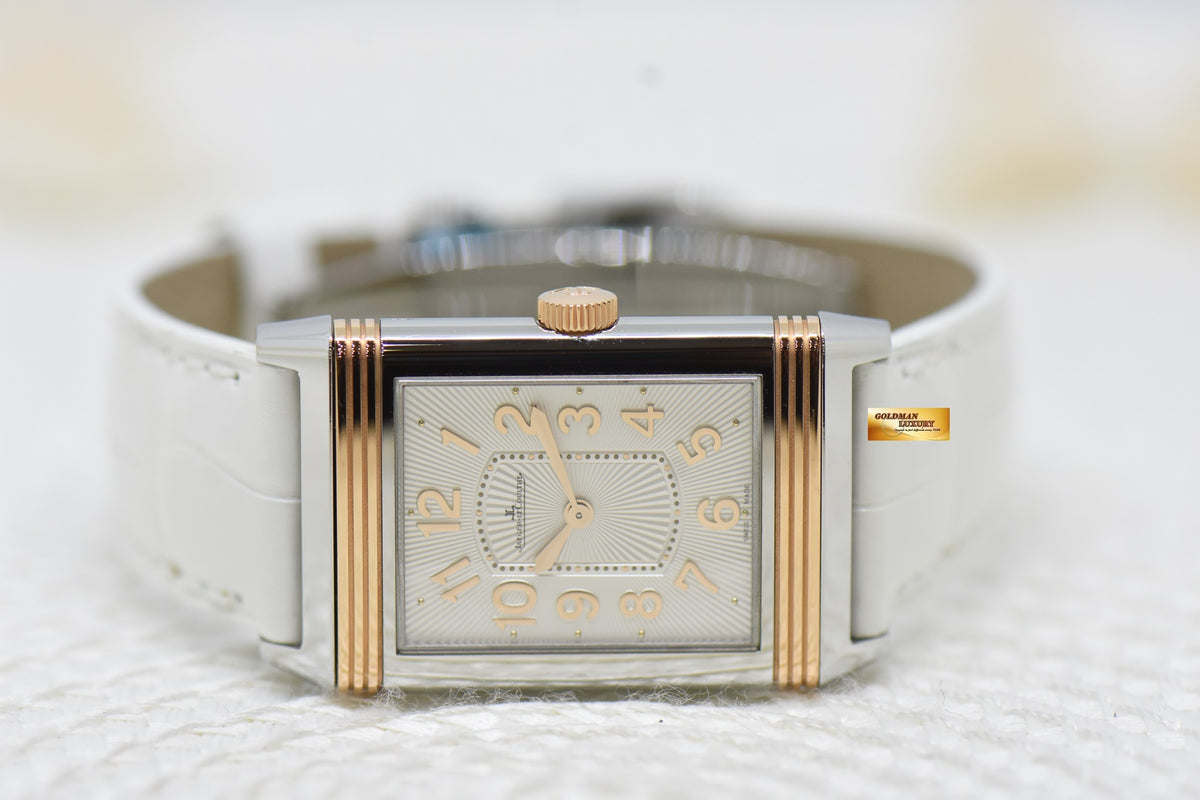 [SOLD] JLC REVERSO GRANDE LADY HALF-GOLD ULTRA THIN QUARTZ Q3204420 (NEW-UNWORN)