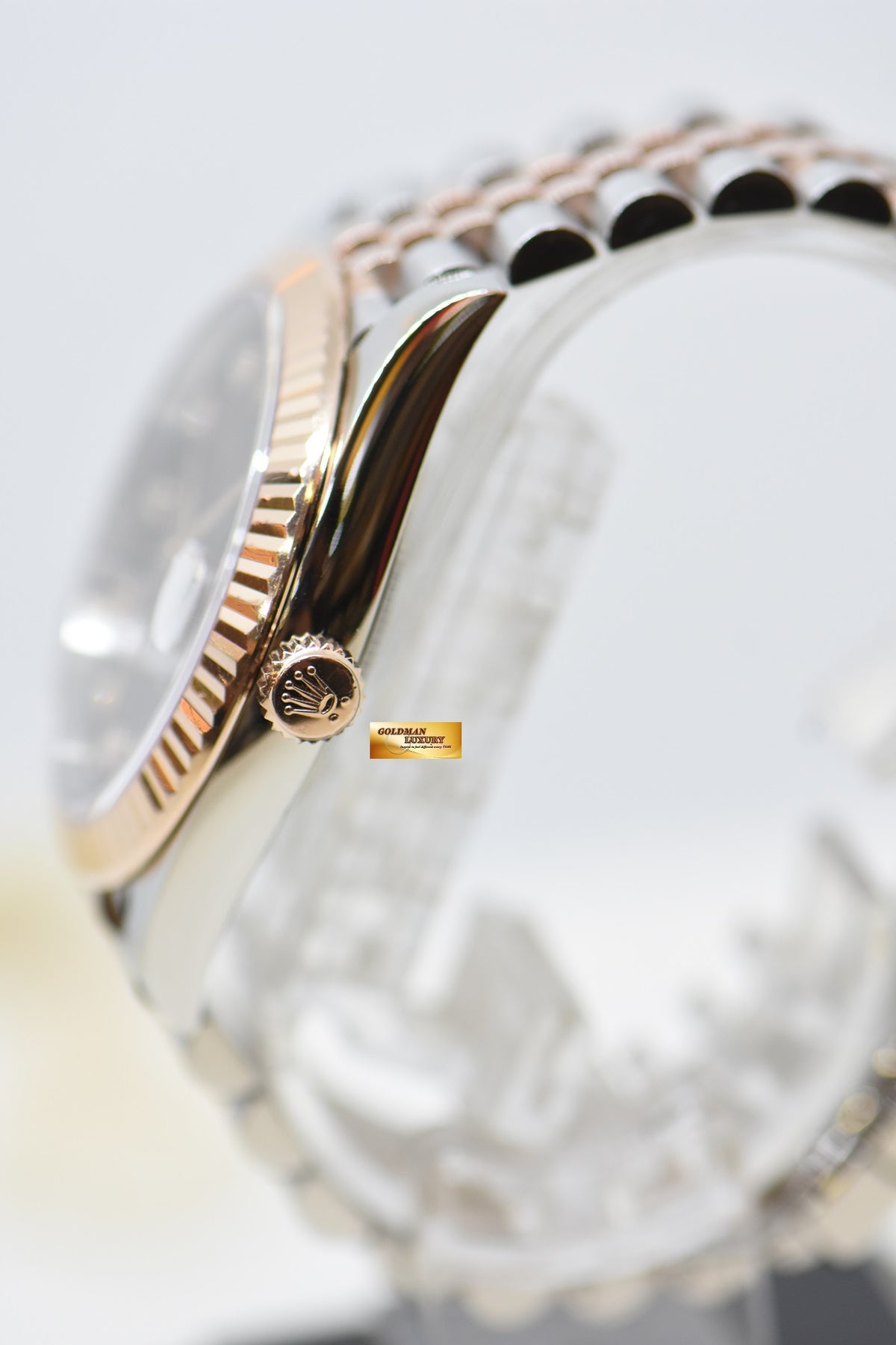 [SOLD] ROLEX OYSTER DATEJUST 41mm HALF-EVEROSE GOLD IN JUBILEE BRACELET CHOCOLATE DIAMOND DIAL 126331 (LNIB)