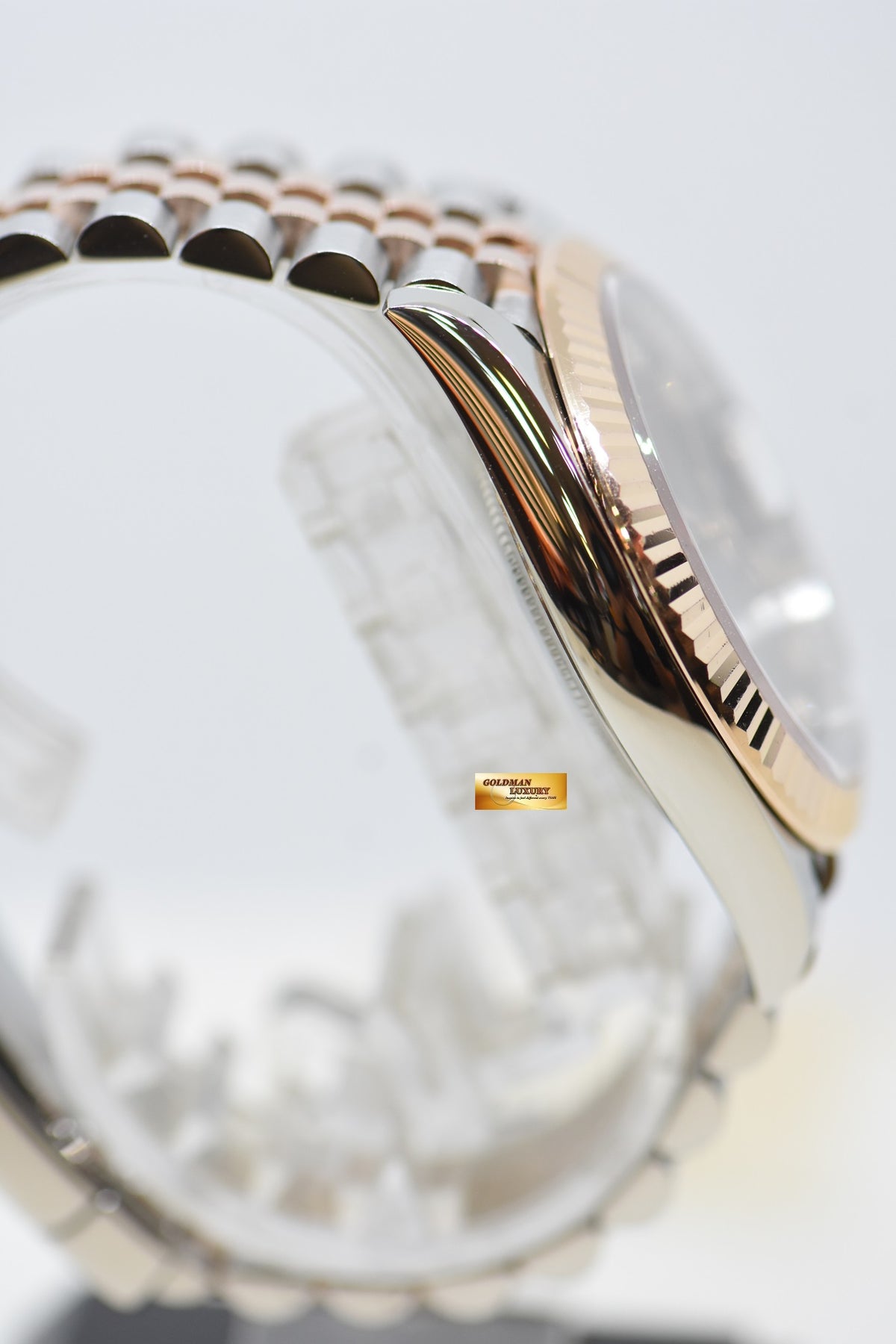 [SOLD] ROLEX OYSTER DATEJUST 41mm HALF-EVEROSE GOLD IN JUBILEE BRACELET CHOCOLATE DIAMOND DIAL 126331 (LNIB)