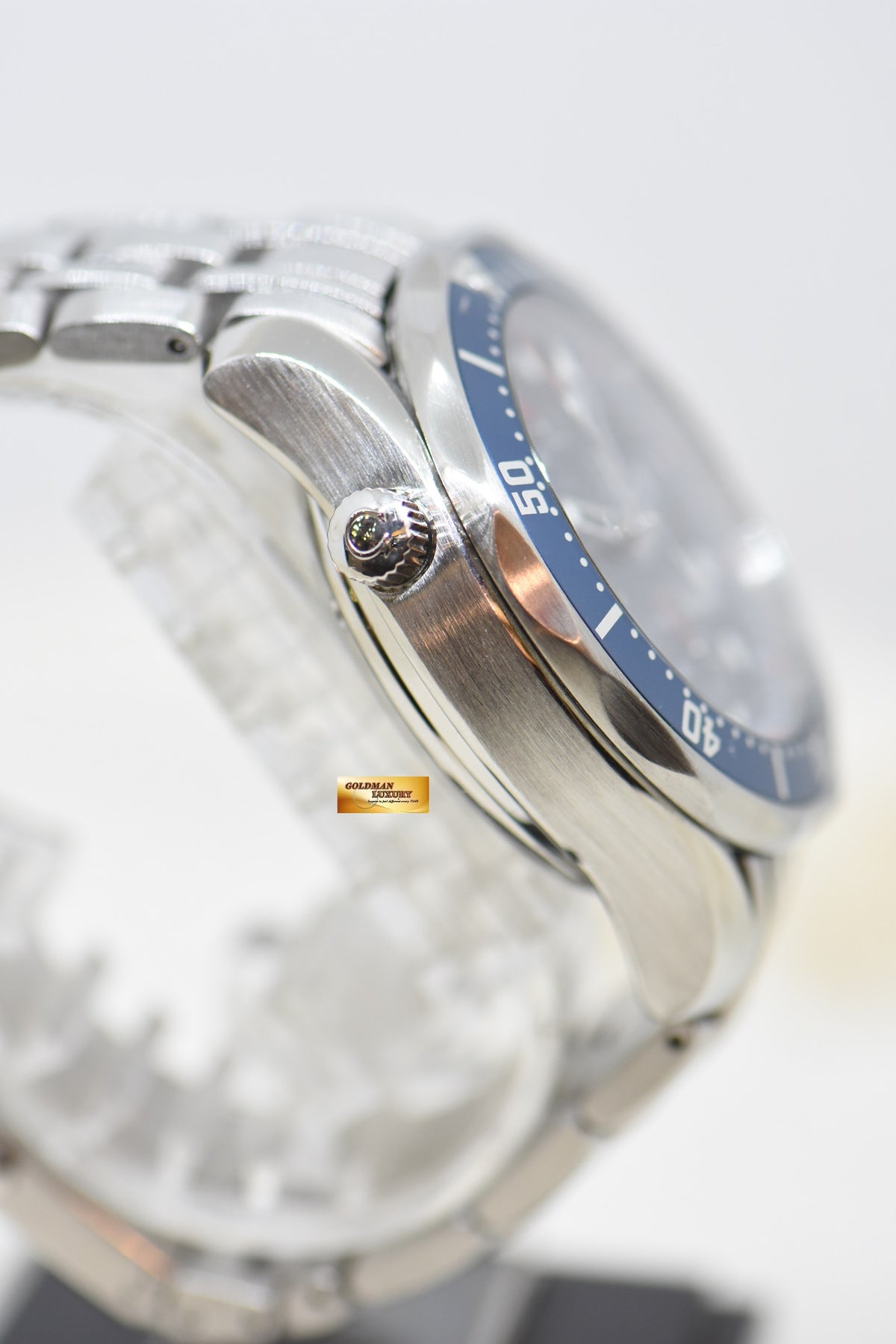 [SOLD] OMEGA SEAMASTER DIVER CHRONOGRAPH 41.5mm STEEL IN BRACELET BLUE AUTOMATIC 2225.80.00 (MINT)