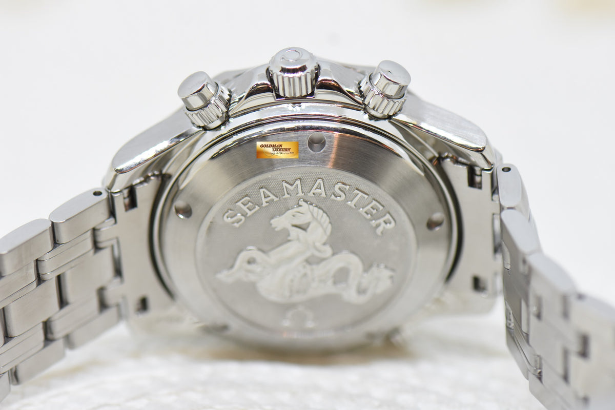 [SOLD] OMEGA SEAMASTER DIVER CHRONOGRAPH 41.5mm STEEL IN BRACELET BLUE AUTOMATIC 2225.80.00 (MINT)