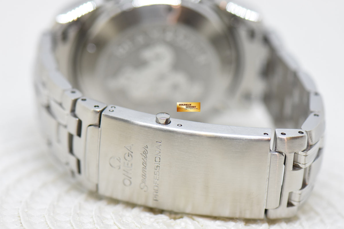 [SOLD] OMEGA SEAMASTER DIVER CHRONOGRAPH 41.5mm STEEL IN BRACELET BLUE AUTOMATIC 2225.80.00 (MINT)