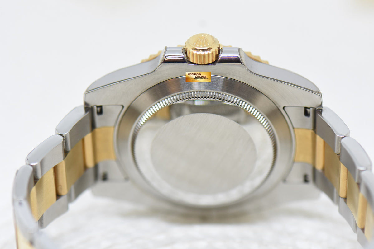 [SOLD] ROLEX SUBMARINER 40mm HALF GOLD IN BRACELET SUNBURST BLUE DIAL 116613LB (MINT)
