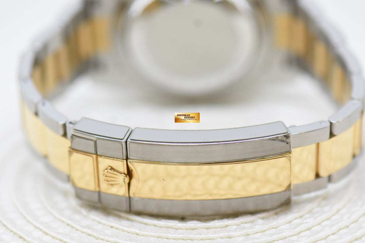 [SOLD] ROLEX SUBMARINER 40mm HALF GOLD IN BRACELET SUNBURST BLUE DIAL 116613LB (MINT)