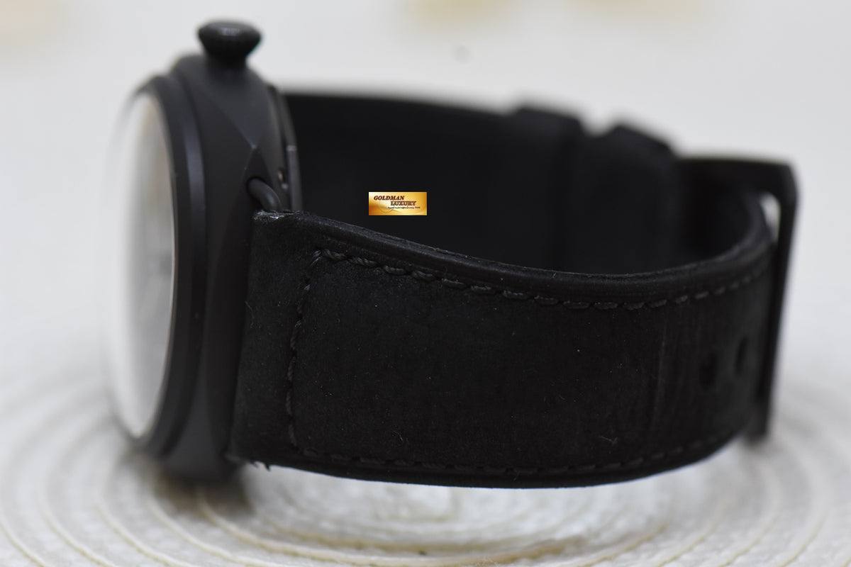 [SOLD] PANERAI RADIOMIR 8 DAYS 45mm BLACK CERAMICA IN LEATHER BLACK DIAL MANUAL PAM 384 (LNIB)