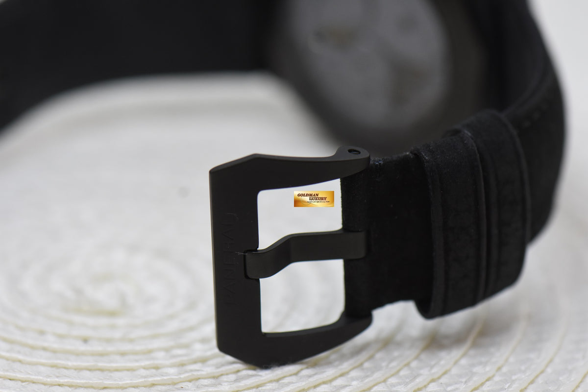 [SOLD] PANERAI RADIOMIR 8 DAYS 45mm BLACK CERAMICA IN LEATHER BLACK DIAL MANUAL PAM 384 (LNIB)