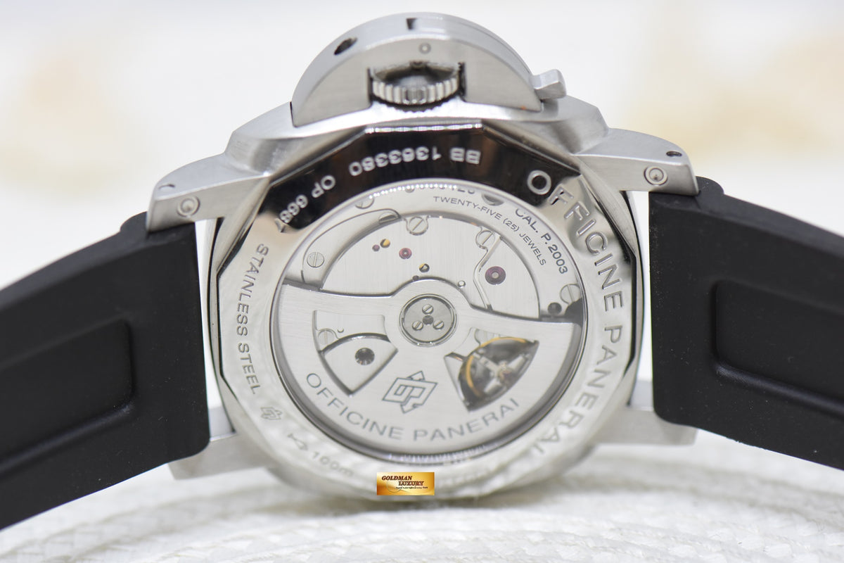 [SOLD] PANERAI LUMINOR GMT 44mm 1950 STEEL DAY / NIGHT 10 DAYS POWER RESERVE AUTOMATIC PAM 270 (MINT)