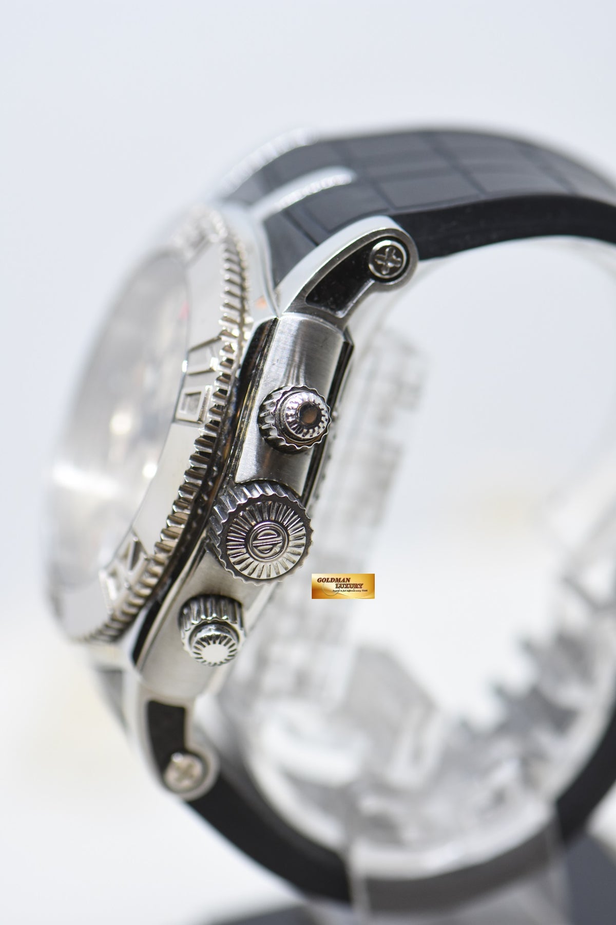 [SOLD] ROGER DUBUIS EASY DIVER JUST FOR FRIENDS 46mm STEEL IN RUBBER RD56 MANUAL WINDING SE46.56 (MINT)