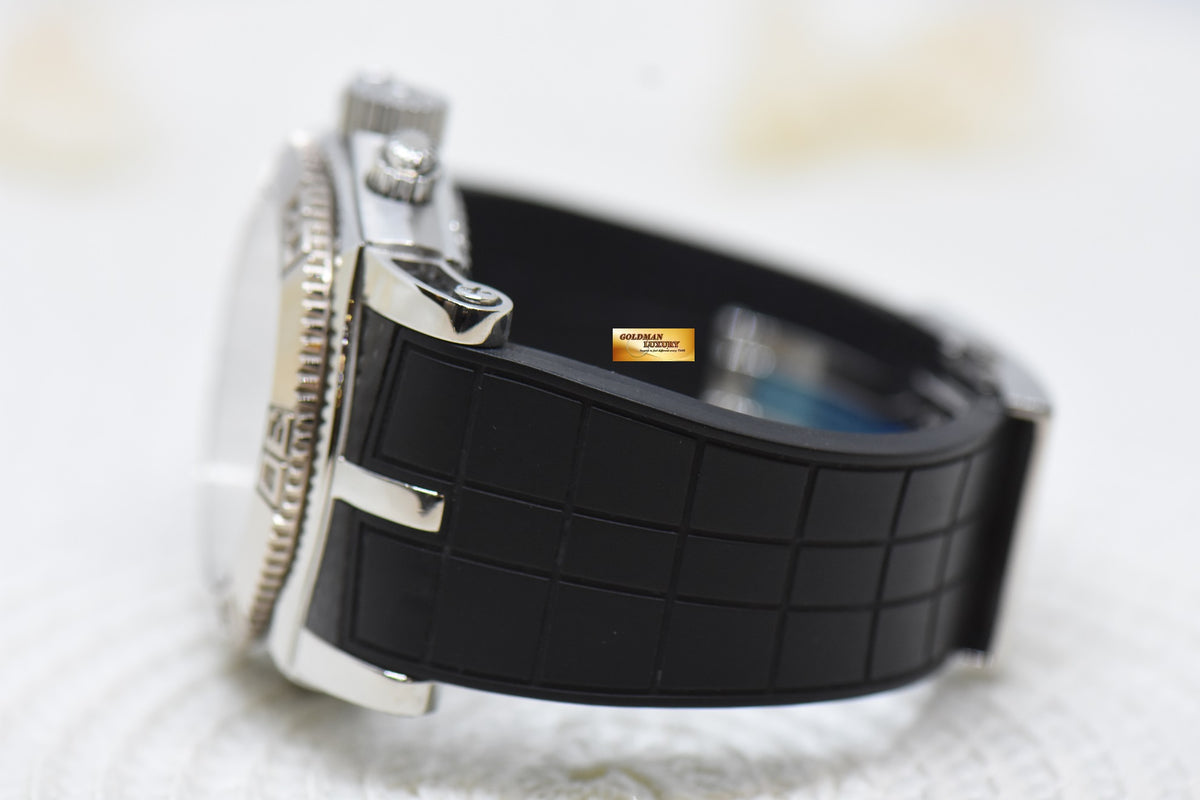 [SOLD] ROGER DUBUIS EASY DIVER JUST FOR FRIENDS 46mm STEEL IN RUBBER RD56 MANUAL WINDING SE46.56 (MINT)