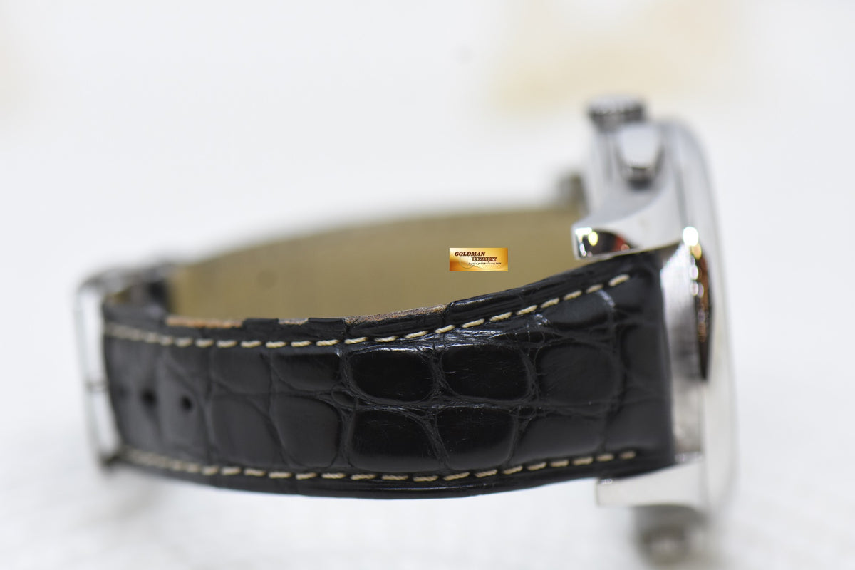 [SOLD] GIRARD PERREGAUX WW.TC WORLD TIME CHRONOGRAPH STEEL IN LEATHER AUTOMATIC 49805 (MINT)