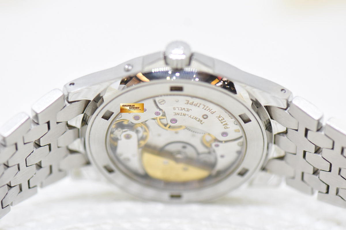 [SOLD] PATEK PHILIPPE NEPTUNE POWER RESERVE MOONPHASE STEEL IN BRACELET AUTOMATIC 5085/1A (MINT)