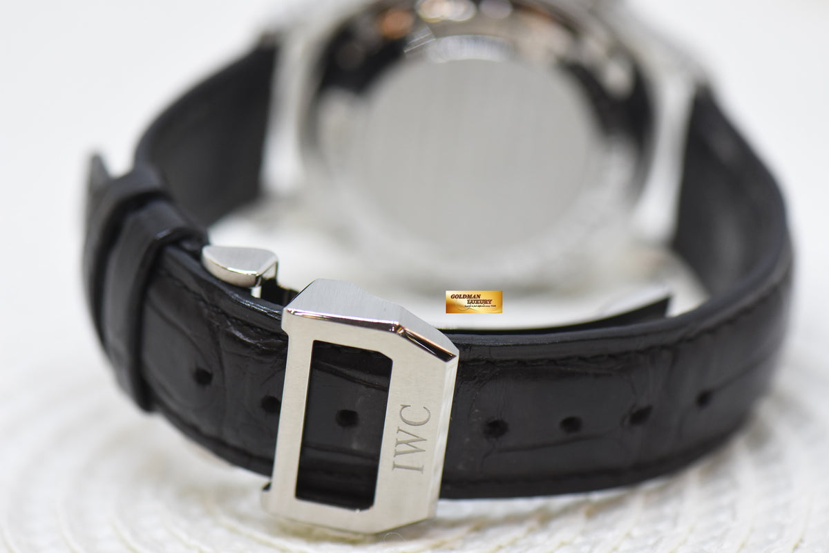 [SOLD] IWC PORTUGUESE CHRONOGRAPH 41mm SILVERED-WHITE DIAL AUTOMATIC IW3714-45 (MINT)