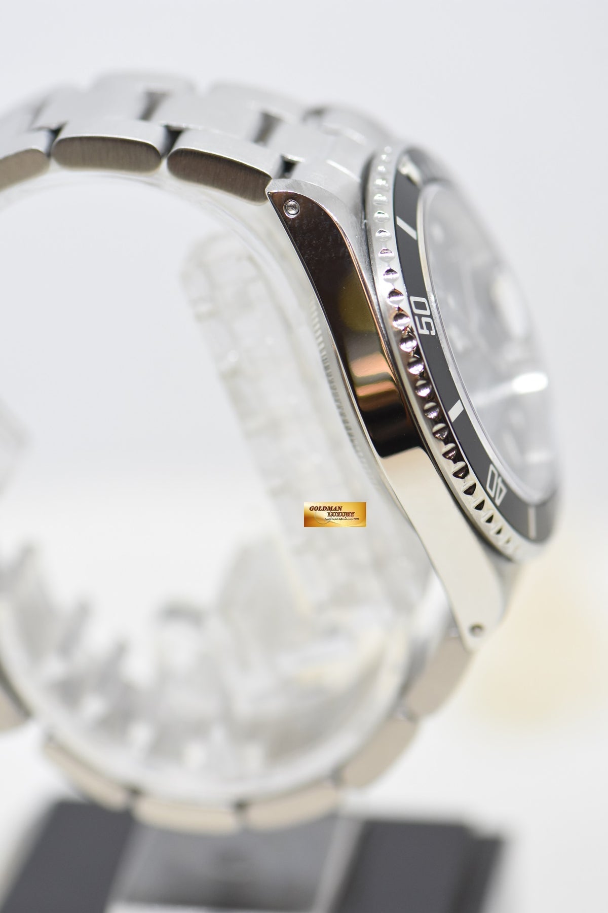 [SOLD] ROLEX OYSTER SUBMARINER DATE 40mm STEEL BRACELET “SWISS MADE” DIAL 16610 (PINHOLE- NON-SOLID ENDLINKS) (MINT)