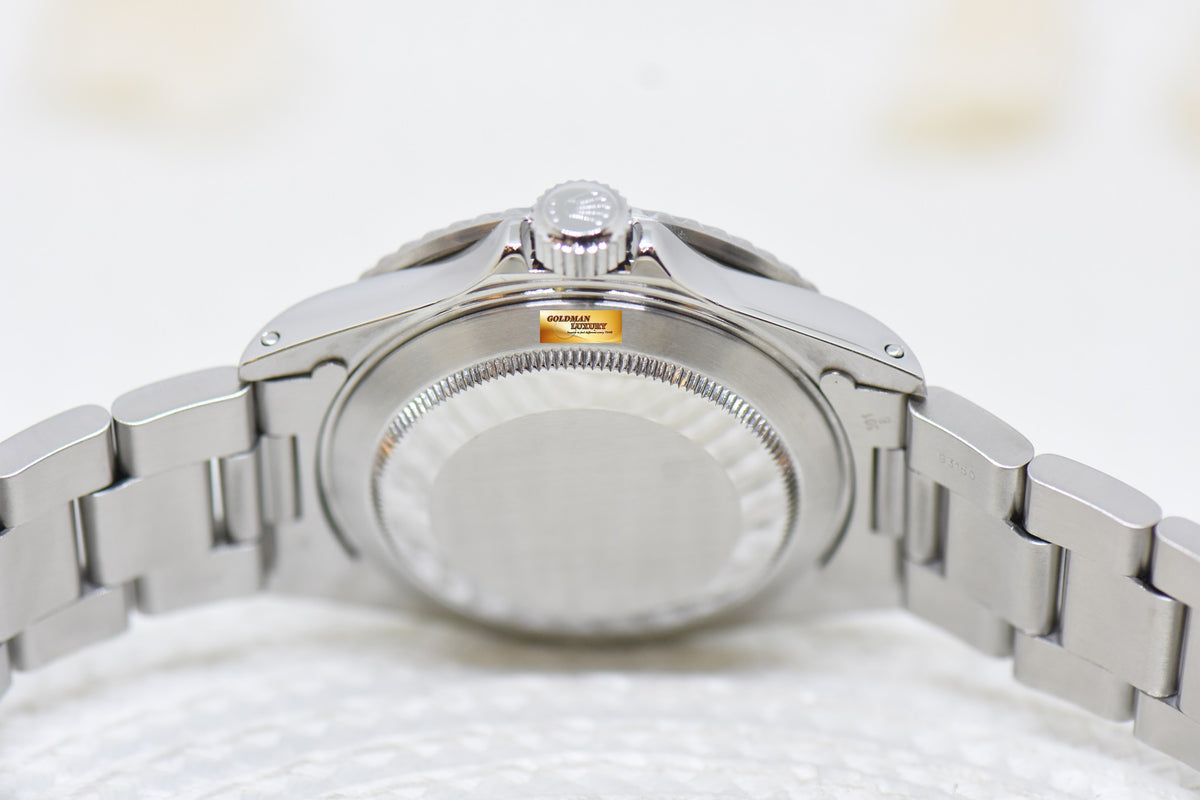 [SOLD] ROLEX OYSTER SUBMARINER DATE 40mm STEEL BRACELET “SWISS MADE” DIAL 16610 (PINHOLE- NON-SOLID ENDLINKS) (MINT)