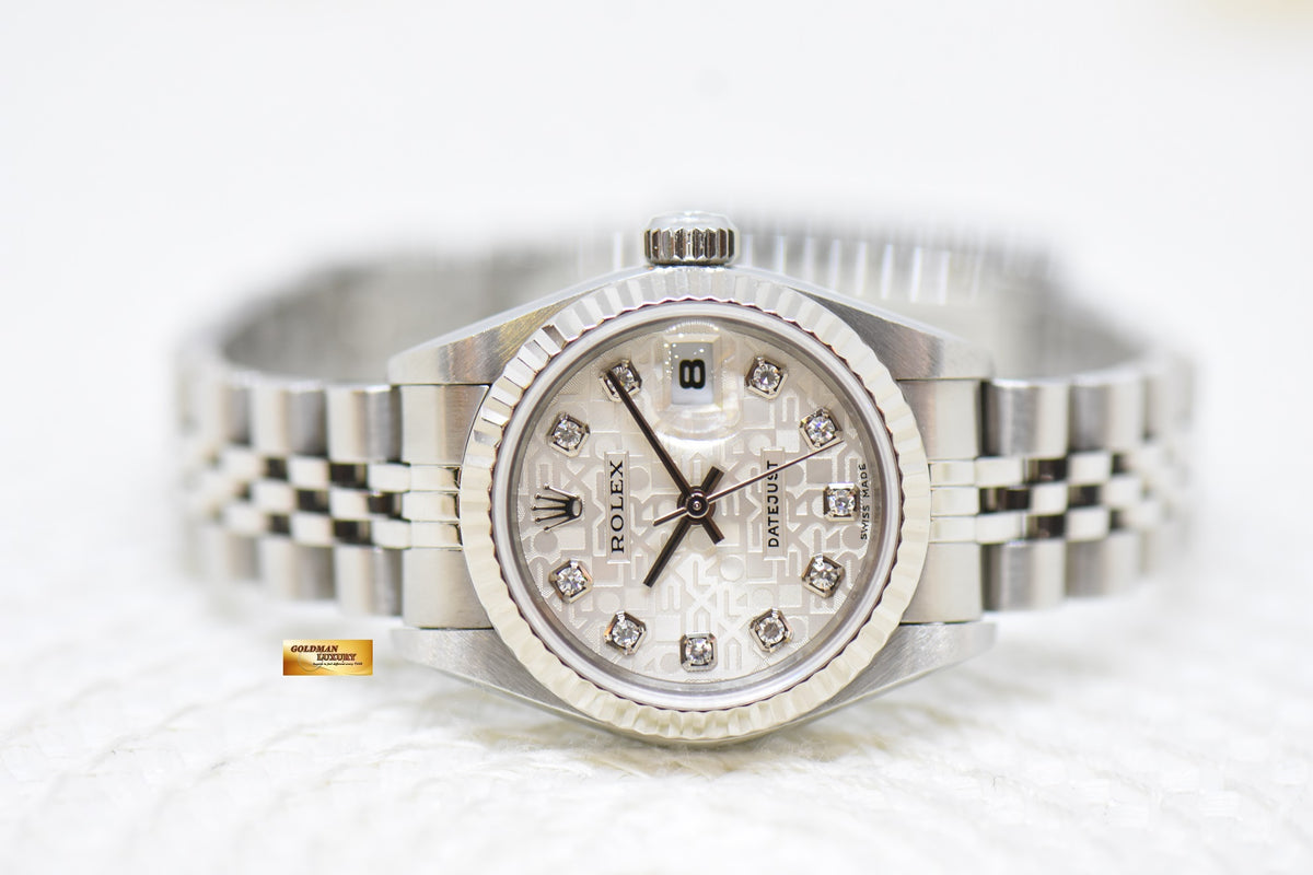 [SOLD] ROLEX OYSTER DATEJUST 26mm COMPUTER DIAMOND DIAL STEEL IN JUBILEE BRACELET 79174 (MINT)