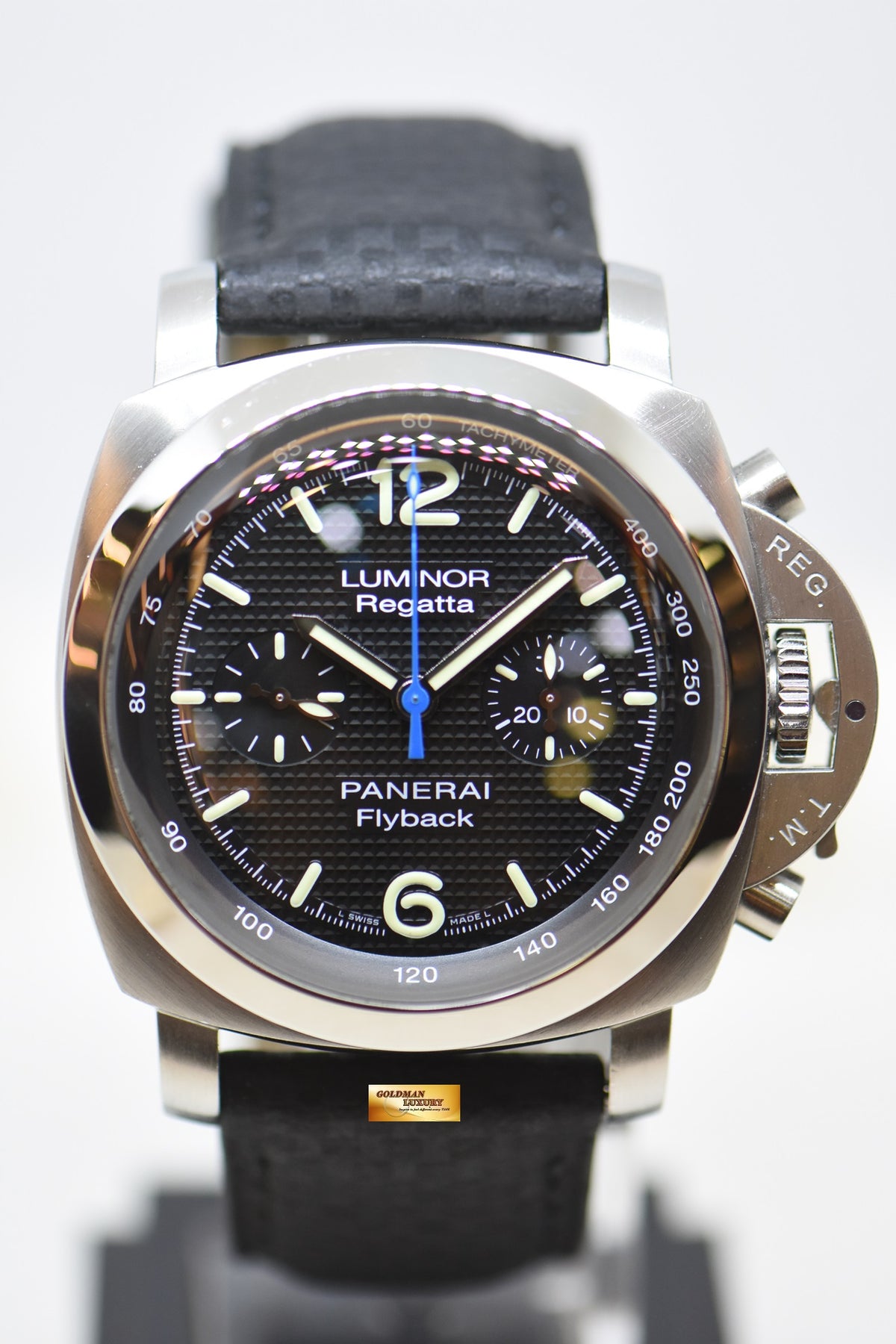 [SOLD] PANERAI LUMINOR 1950 FLYBACK REGATTA CHRONOGRAPH 44mm STEEL AUTOMATIC PAM 253 (MINT)