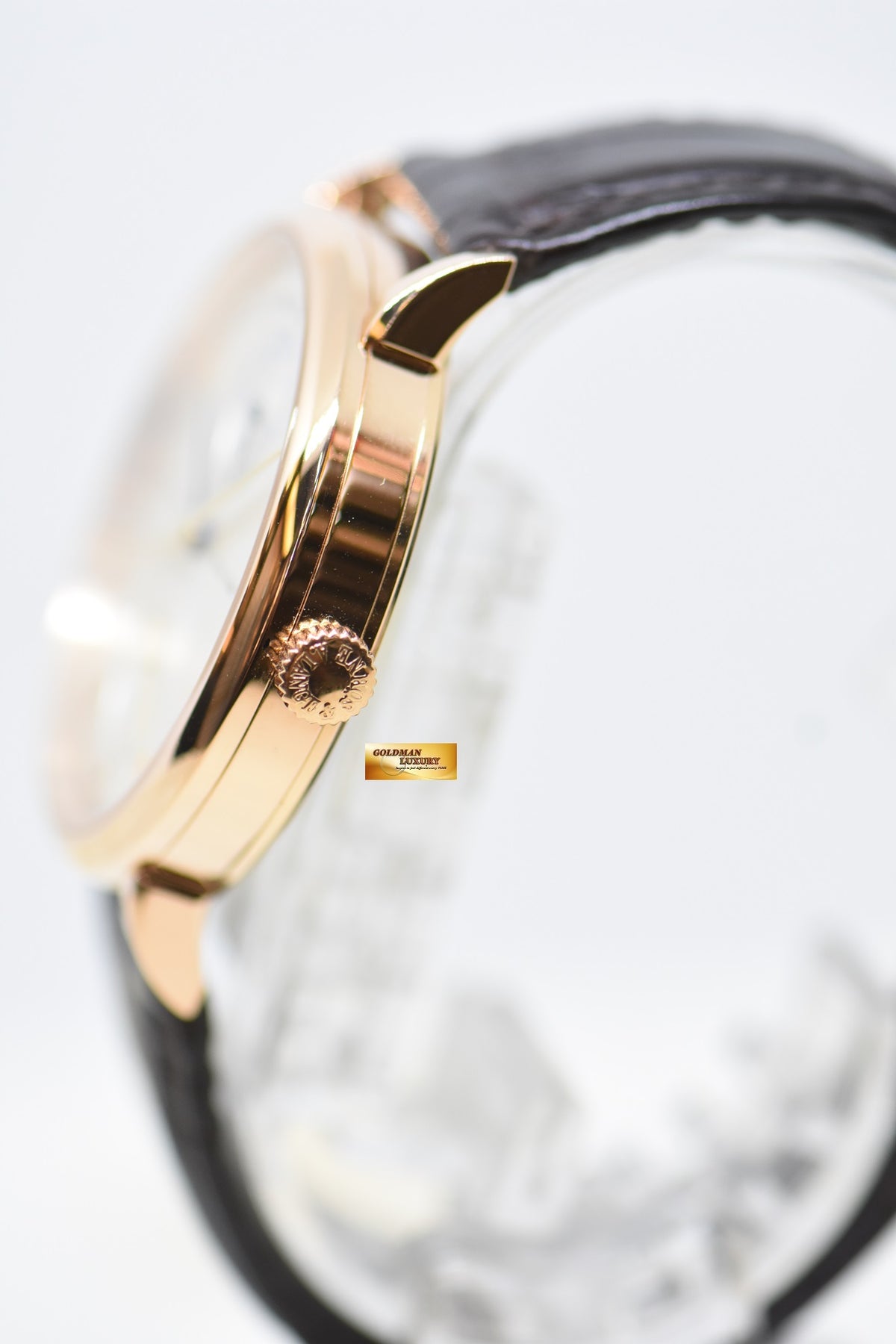 [SOLD] A.LANGE & SOHNE SAXONIA DUAL TIME 39.8mm ROSE GOLD IN STRAP AUTOMATIC 385.032 (MINT)