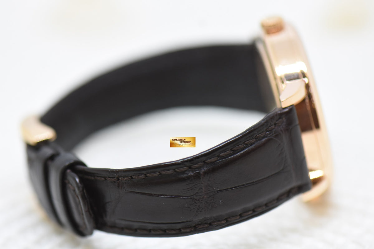 [SOLD] A.LANGE & SOHNE SAXONIA DUAL TIME 39.8mm ROSE GOLD IN STRAP AUTOMATIC 385.032 (MINT)