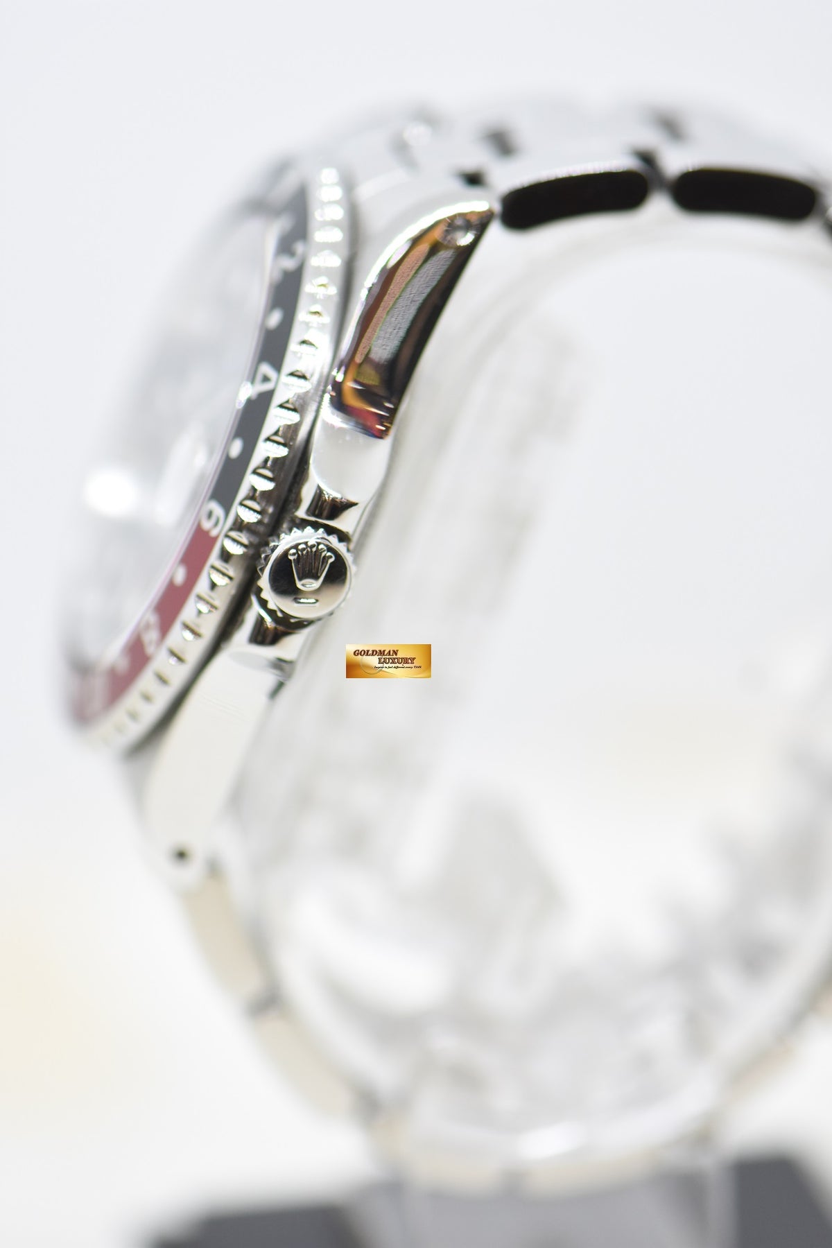 [SOLD] ROLEX OYSTER GMT-MASTER II 40mm STEEL IN OYSTER BRACELET COKE BEZEL BLACK 16710 (MINT)