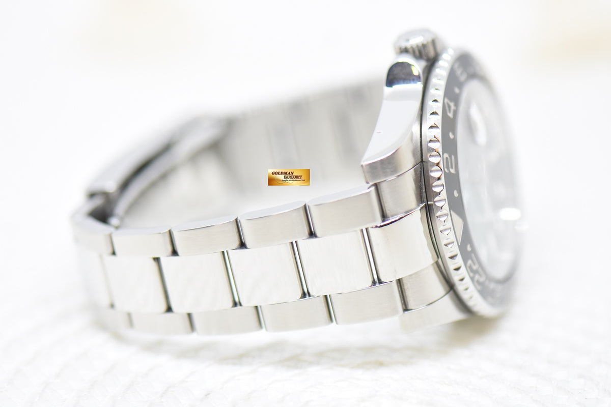 [SOLD] ROLEX OYSTER GMT-MASTER II 40mm STEEL IN BRACELET CERAMIC BEZEL BLACK DIAL 116710LN (MINT)