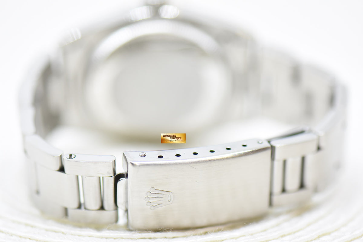 [SOLD] ROLEX OYSTER PERPETUAL DATE 34mm STEEL IN BRACELET SILVER DIAL 1500 (VINTAGE)