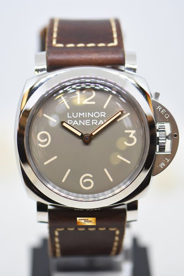 [SOLD] PANERAI LUMINOR 1950 3 DAYS 47mm BROWN MILITARY STYLE LIMITED EDITION MANUAL PAM 663 (LNIB)