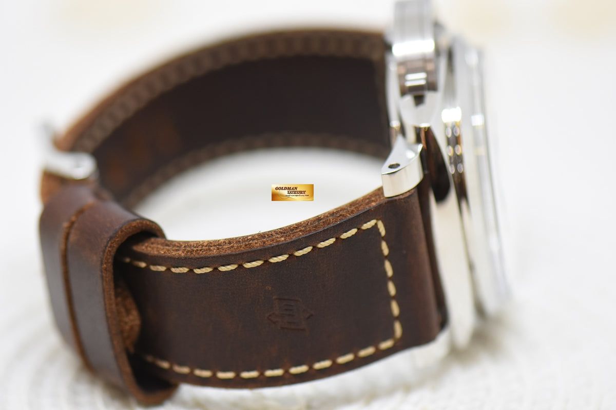 [SOLD] PANERAI LUMINOR 1950 3 DAYS 47mm BROWN MILITARY STYLE LIMITED EDITION MANUAL PAM 663 (LNIB)