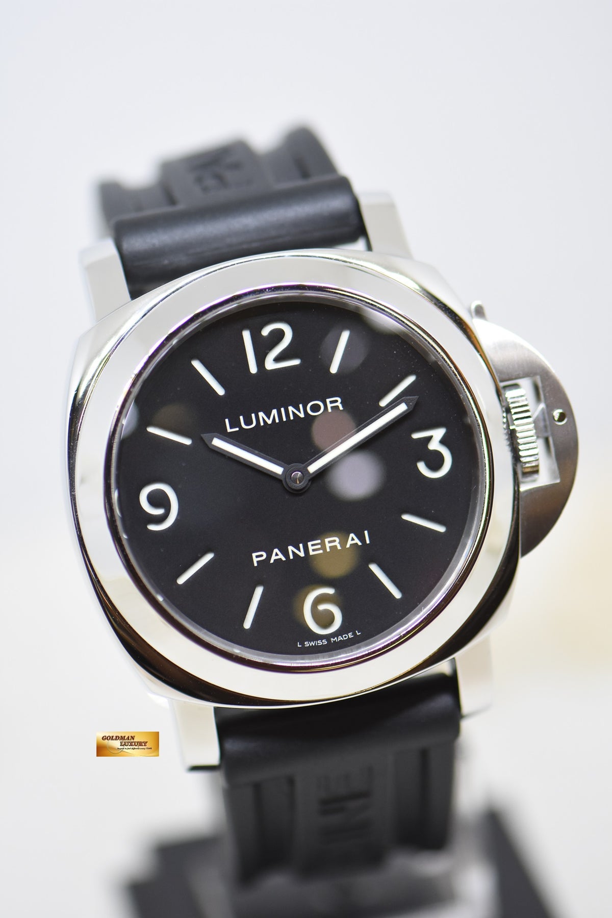 [SOLD] PANERAI LUMINOR BASE 44mm STEEL MANUAL PAM 112 (MINT)