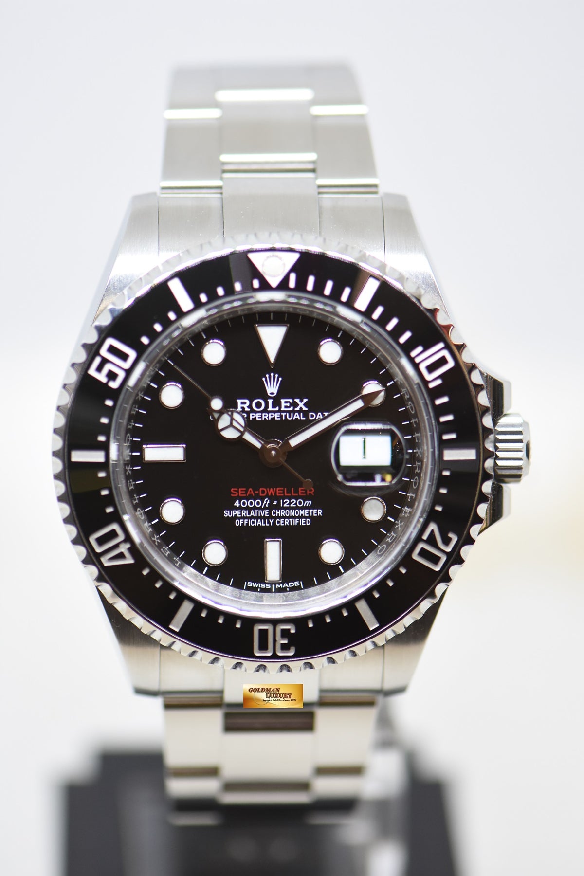 [SOLD] ROLEX OYSTER PERPETUAL RED SEA-DWELLER 43mm MARK I DIAL STEEL IN BRACELET 126600 (MINT)