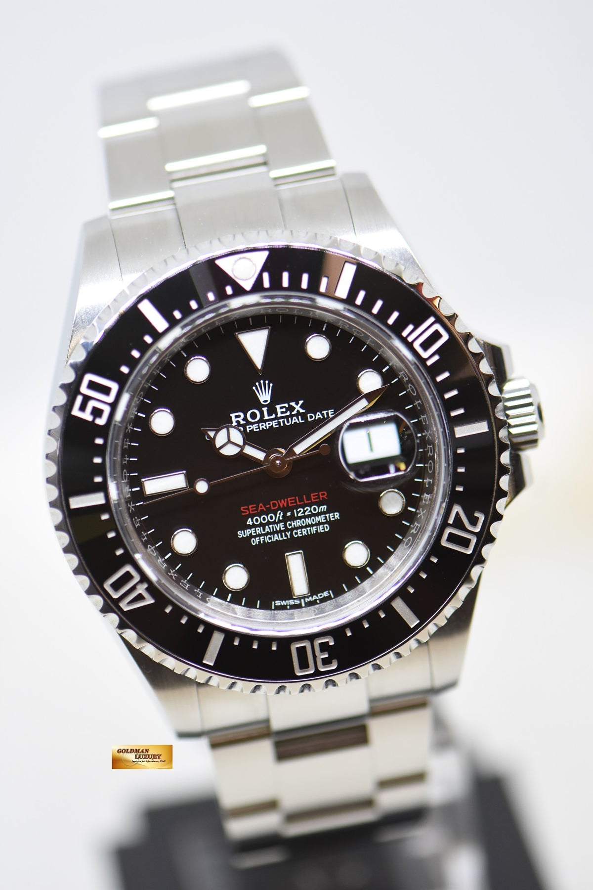 [SOLD] ROLEX OYSTER PERPETUAL RED SEA-DWELLER 43mm MARK I DIAL STEEL IN BRACELET 126600 (MINT)