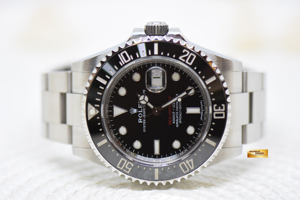 [SOLD] ROLEX OYSTER PERPETUAL RED SEA-DWELLER 43mm MARK I DIAL STEEL IN BRACELET 126600 (MINT)