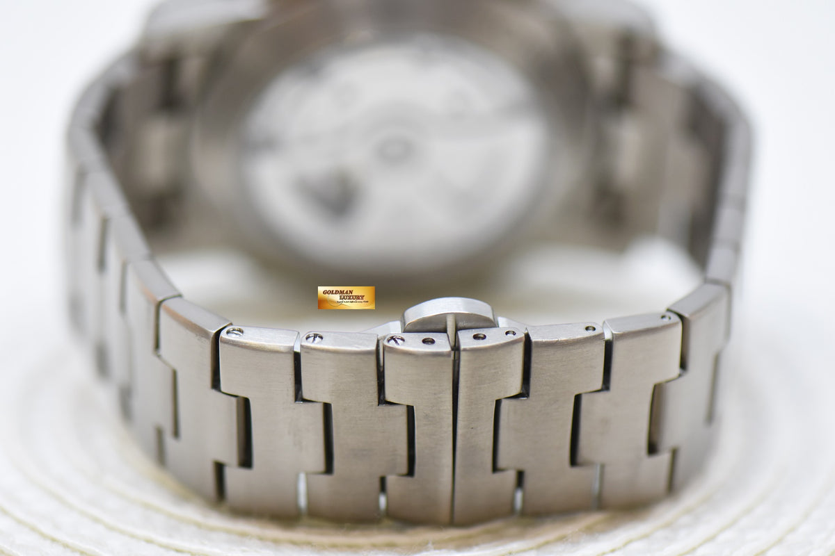 [SOLD] PANERAI LUMINOR MARINA 1950 TITANIUM CASE  44mm TOBACCO BROWN DIAL P.9000 AUTOMATIC PAM 351 (MINT)