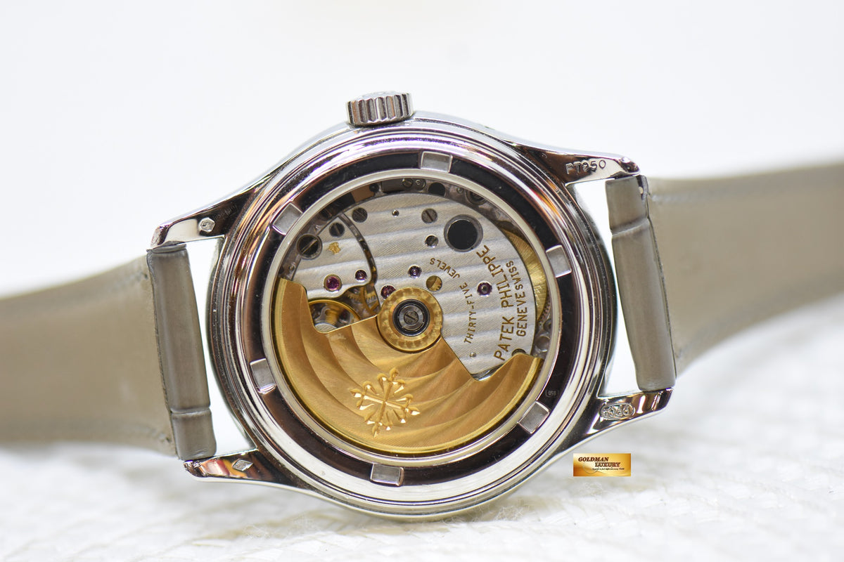 [SOLD] PATEK PHILIPPE ANNUAL CALENDAR 37mm PLATINUM AUTOMATIC 5035P (MINT)
