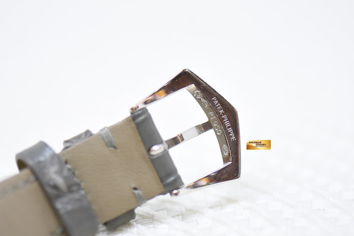 [SOLD] PATEK PHILIPPE ANNUAL CALENDAR 37mm PLATINUM AUTOMATIC 5035P (MINT)