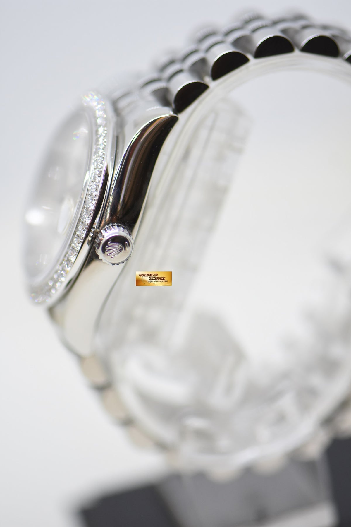 [SOLD] ROLEX OYSTER DATEJUST 31mm STEEL IN JUBILEE BRACELET SILVER DIAMOND DIAL & ORIGINAL DIAMOND BEZEL 178384 (LNIB)