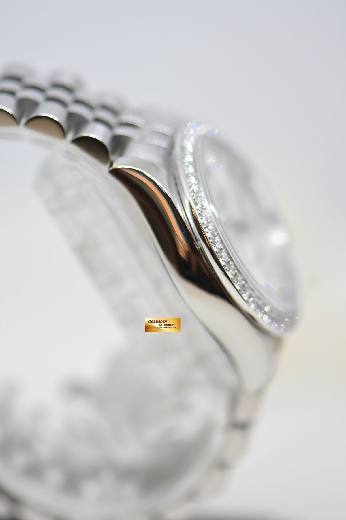 [SOLD] ROLEX OYSTER DATEJUST 31mm STEEL IN JUBILEE BRACELET SILVER DIAMOND DIAL & ORIGINAL DIAMOND BEZEL 178384 (LNIB)