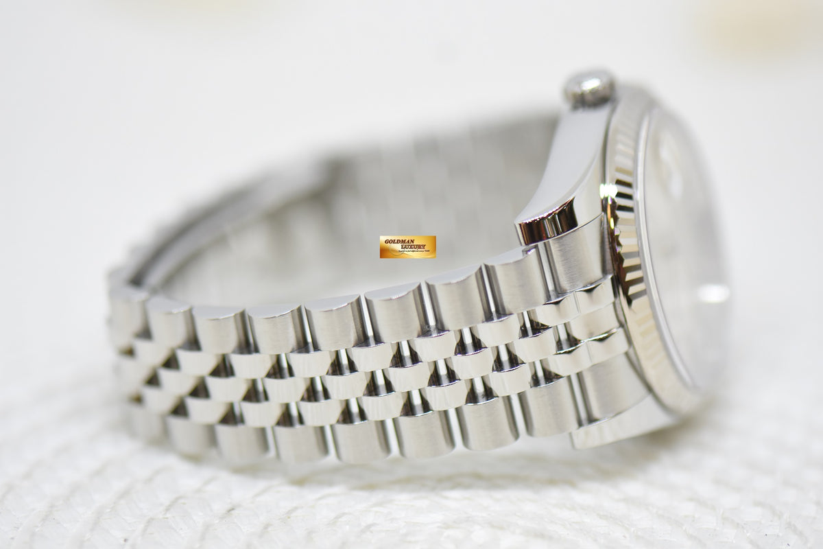 [SOLD] ROLEX OYSTER DATEJUST 36mm STEEL IN JUBILEE BRACELET SILVER DIAL 116234 (MINT)