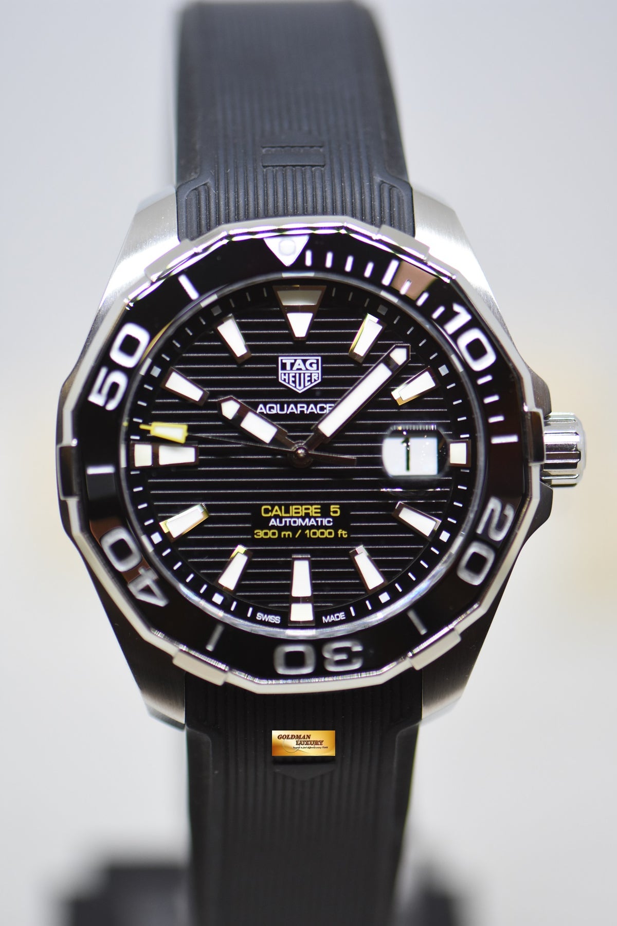 [SOLD] TAG HEUER AQUARACER 43mm CALIBER 5 STEEL RUBBER AUTOMATIC WAY201A (LNIB)