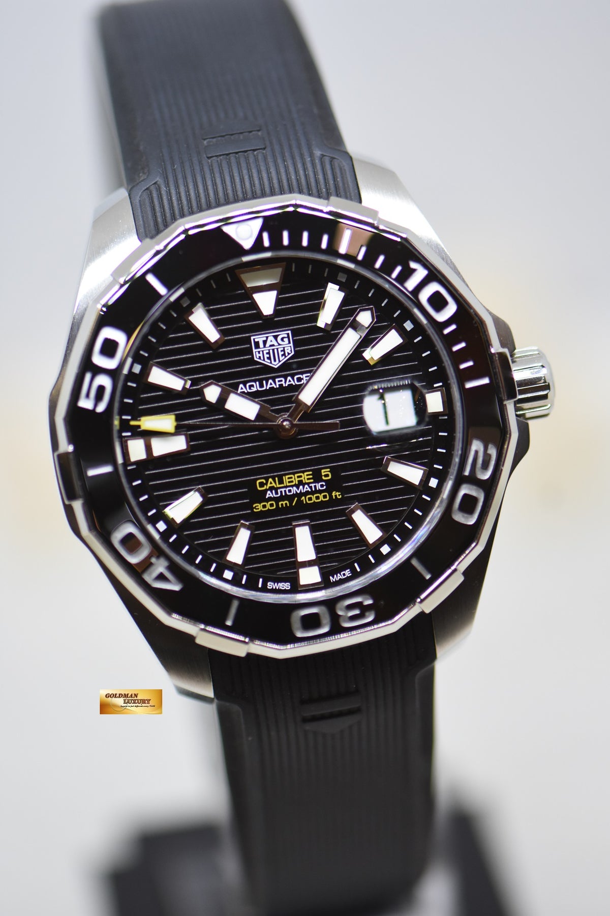[SOLD] TAG HEUER AQUARACER 43mm CALIBER 5 STEEL RUBBER AUTOMATIC WAY201A (LNIB)
