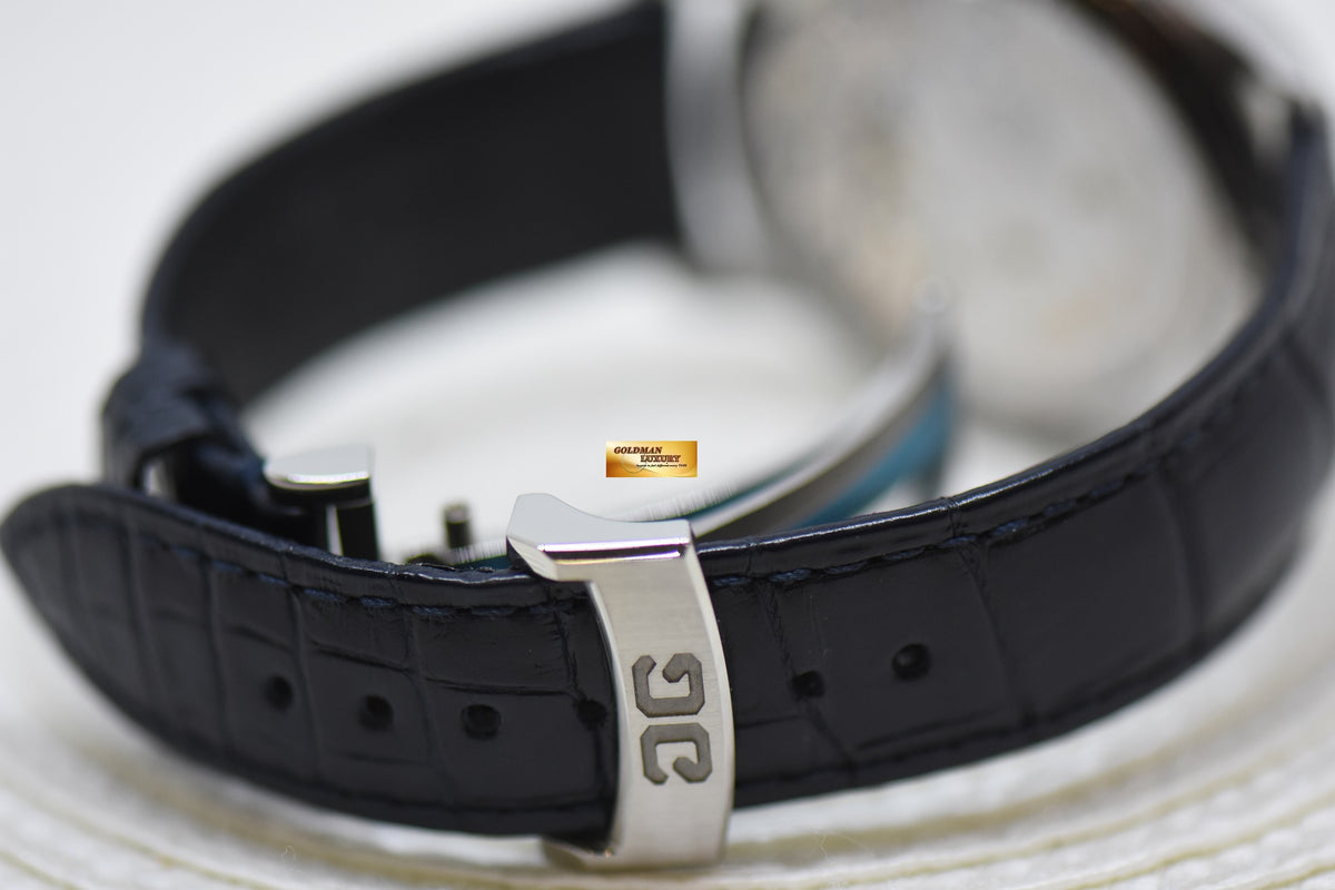 [SOLD] GLASHUTTE ORIGINAL PANORESERVE BIG DATE STEEL BLUE 40mm MANUAL WINDING (LNIB)