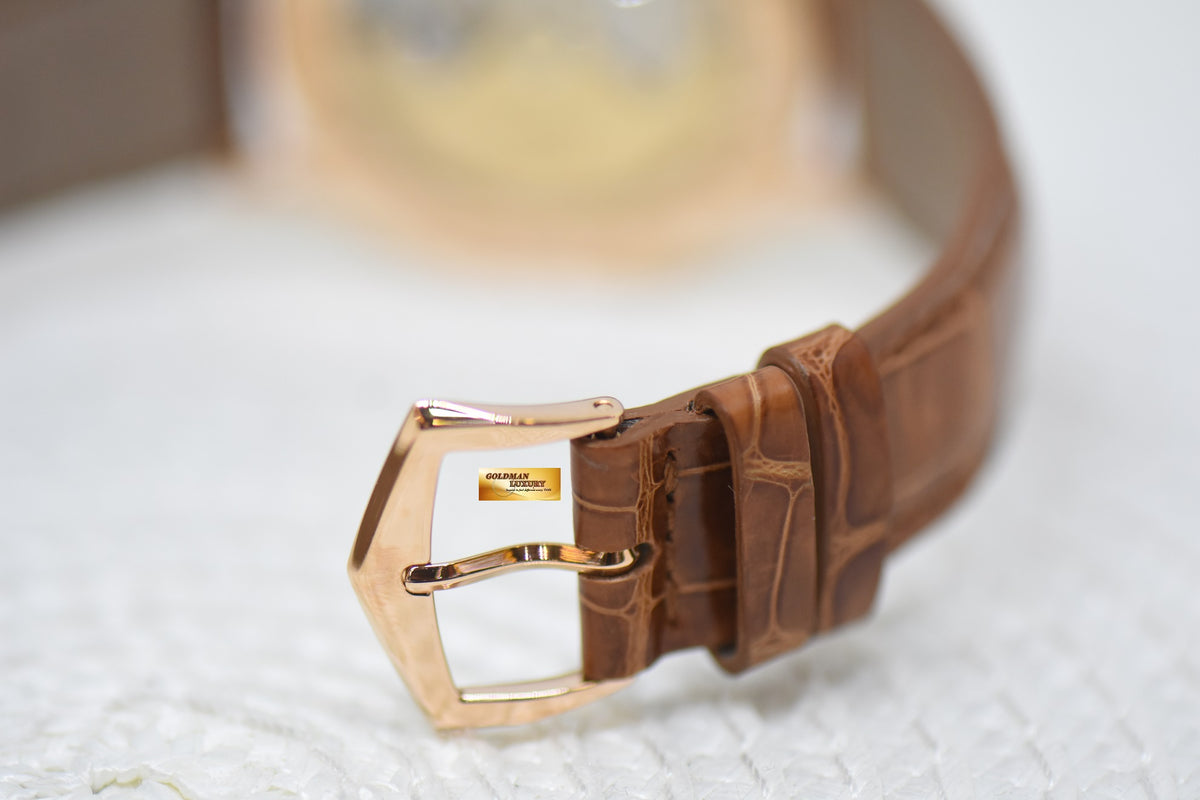 [SOLD] PATEK PHILIPPE CALATRAVA 38mm ROSE GOLD SECTOR DIAL AUTOMATIC 5296R (MINT)