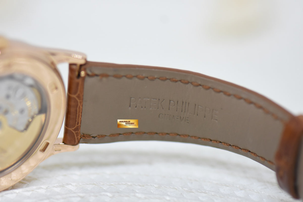 [SOLD] PATEK PHILIPPE CALATRAVA 38mm ROSE GOLD SECTOR DIAL AUTOMATIC 5296R (MINT)